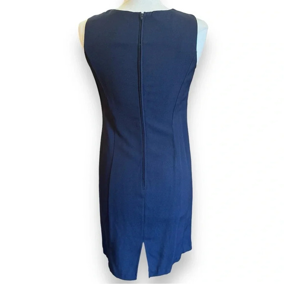 Vintage 80s 90s 2 Piece Dress Suit Set Office Blazer Jacket Dress Set - Picture 13 of 16